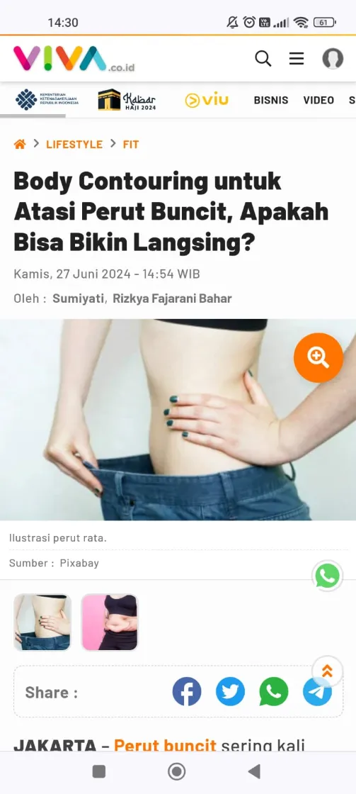 Liputan Media - Klinik Bedah Plastik - Klinik Utama DR Indrajana