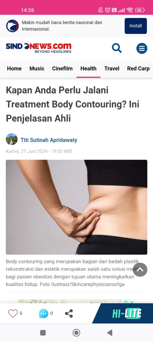 Liputan Media - Klinik Bedah Plastik - Klinik Utama DR Indrajana