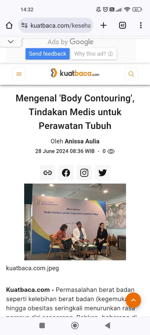 Liputan Media - Klinik Bedah Plastik - Klinik Utama DR Indrajana