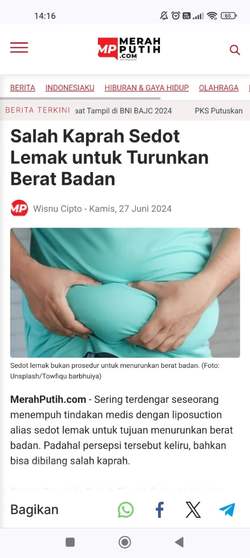 Liputan Media - Klinik Bedah Plastik - Klinik Utama DR Indrajana